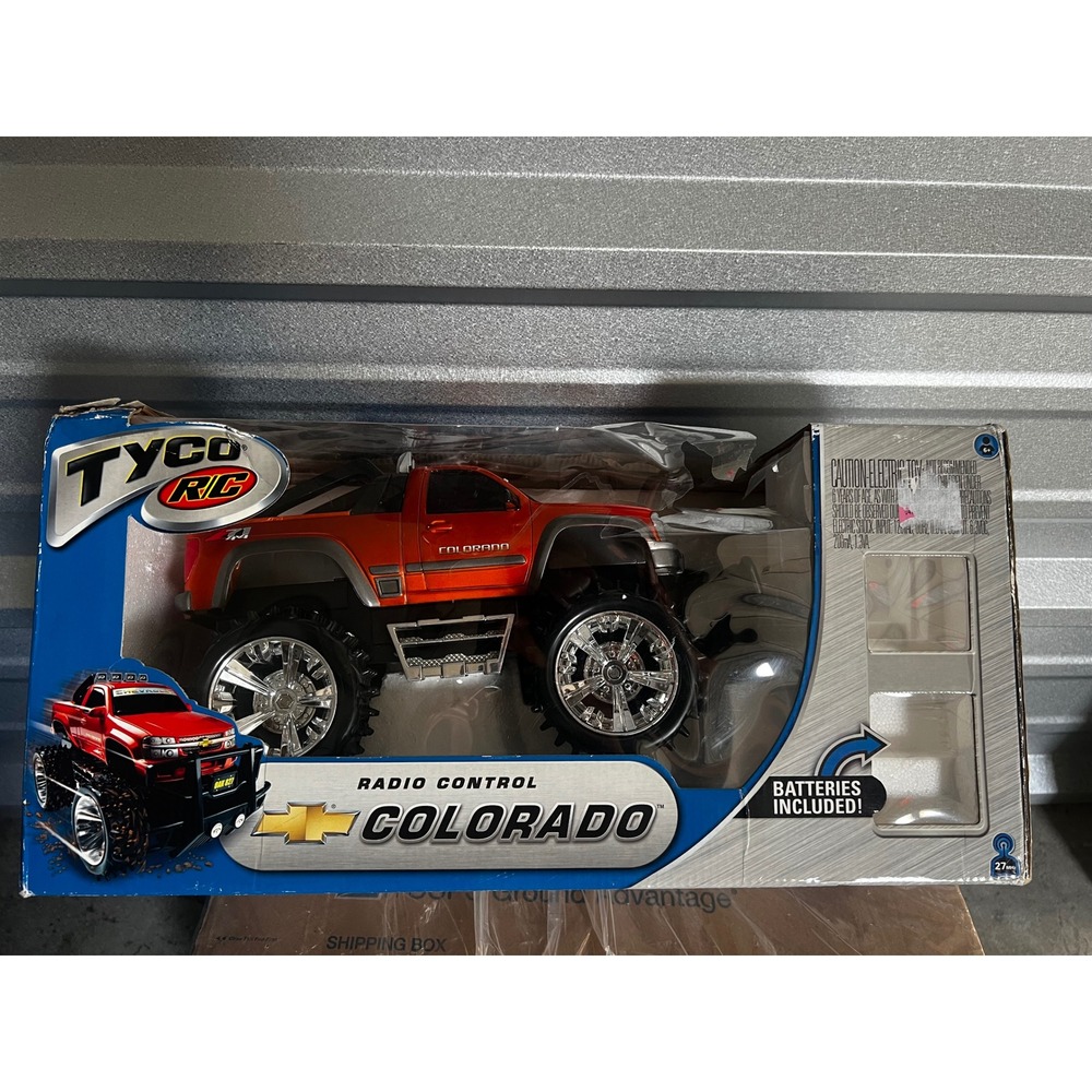 Tyco RC Chevrolet Colorado Radio Control Truck Orange 27MHz 6.0V Jet Turbo Read